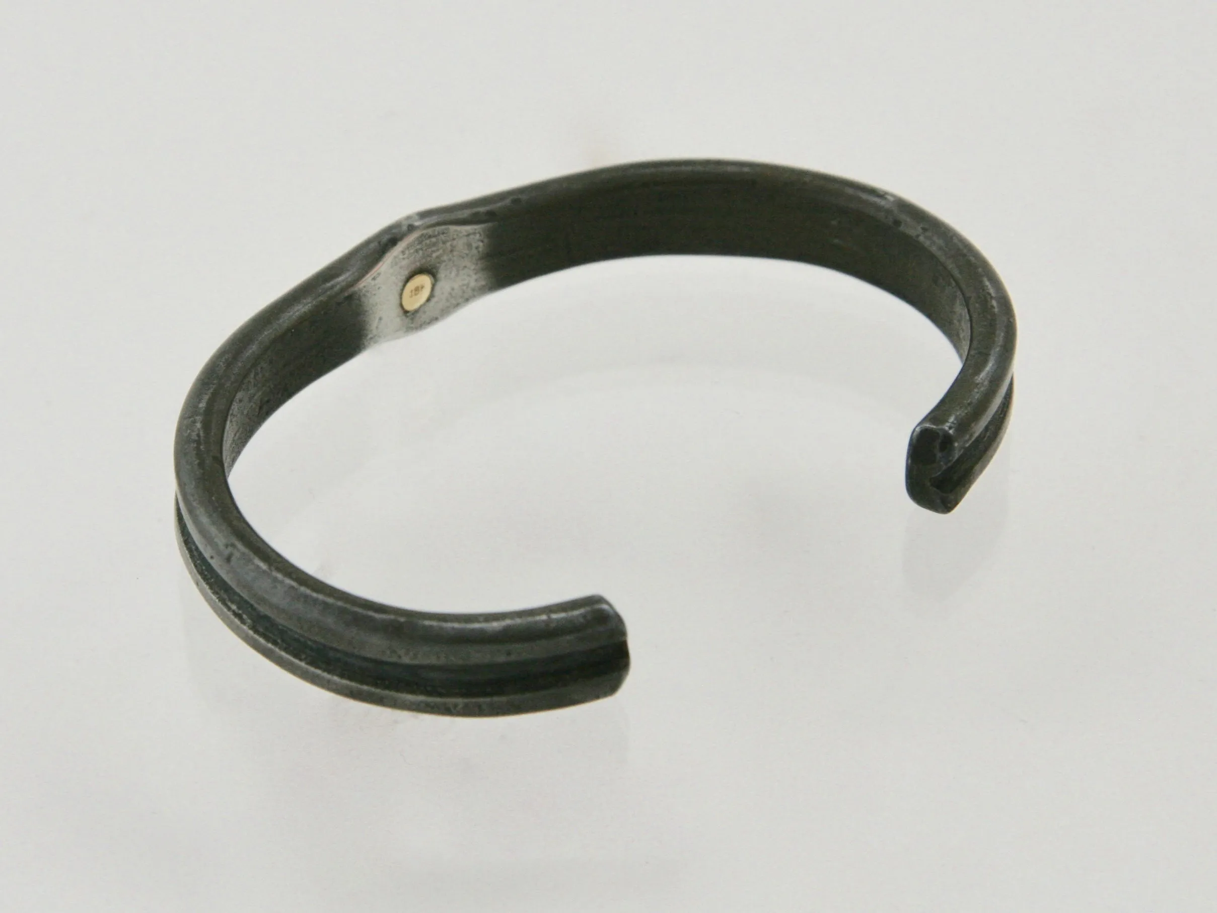 Gold Rivet Cuff Bracelet: Men & Women
