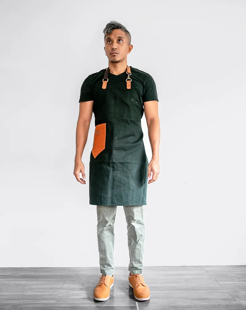 Gouache Bennett Waxed Canvas Apron