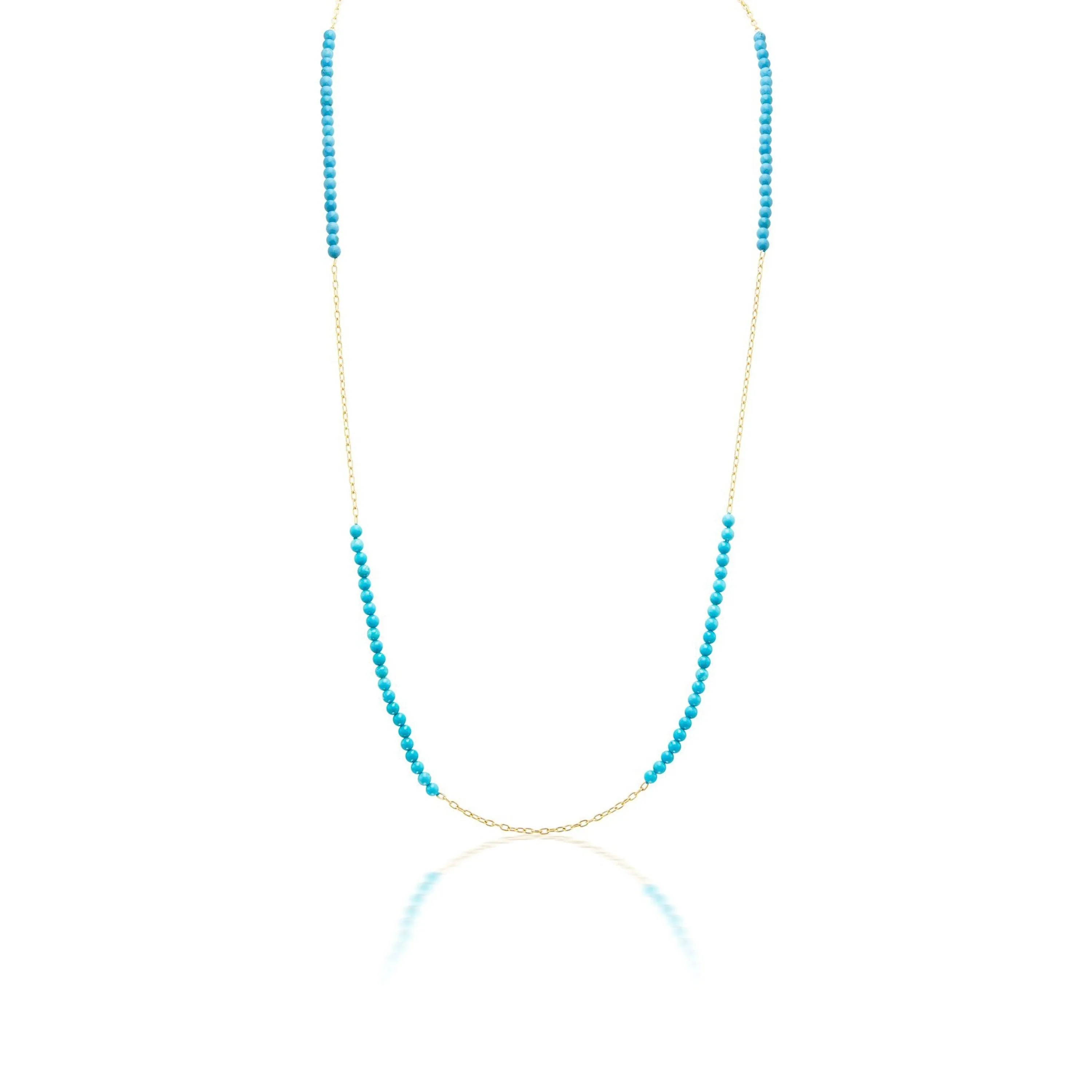 Grande Bead Station Chain in Turquoise