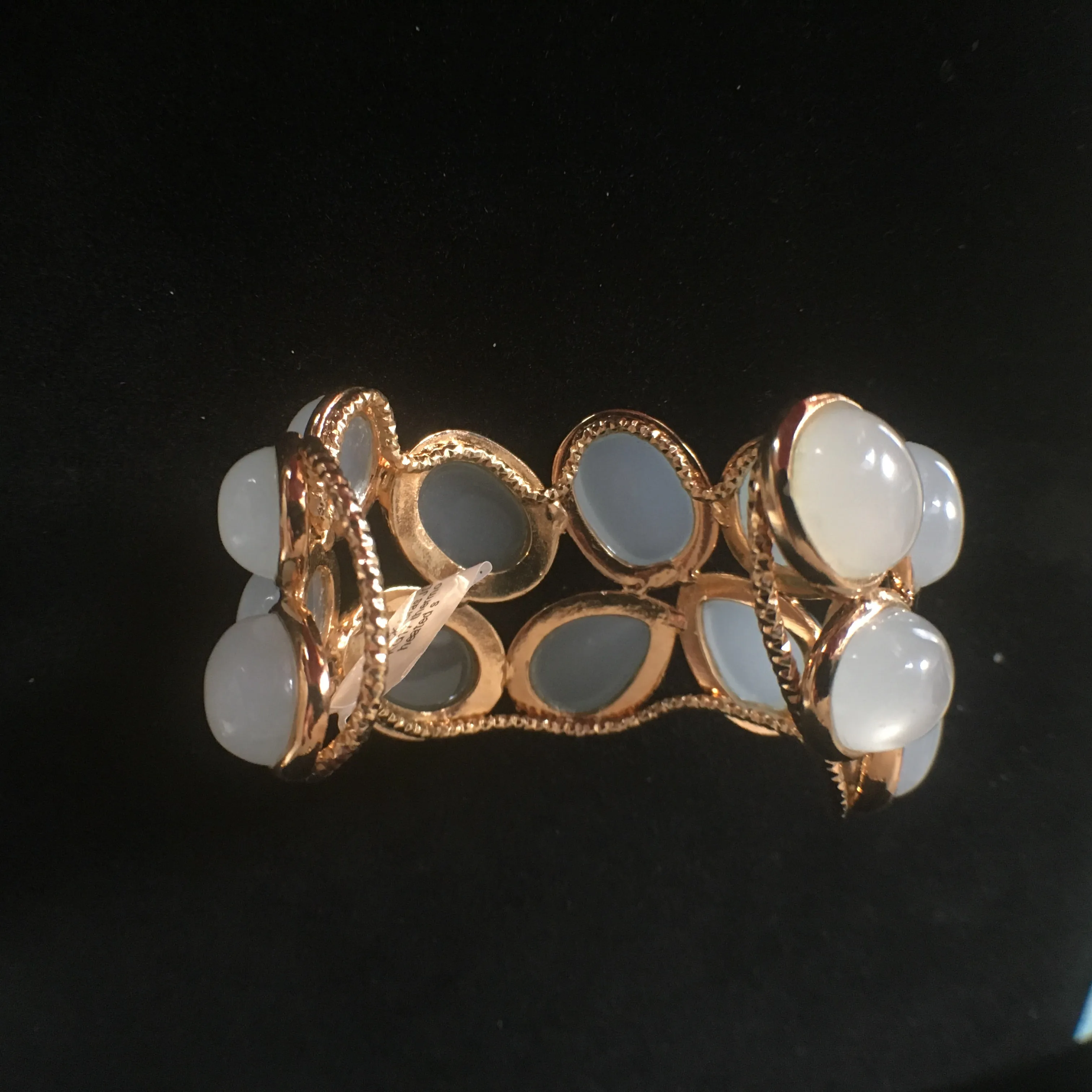 Grey Quartz Cuff Bracelet