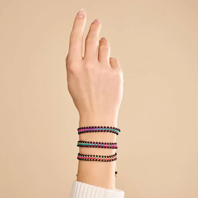 Gunmetal x Spectrum | Friendship DOT Bracelet