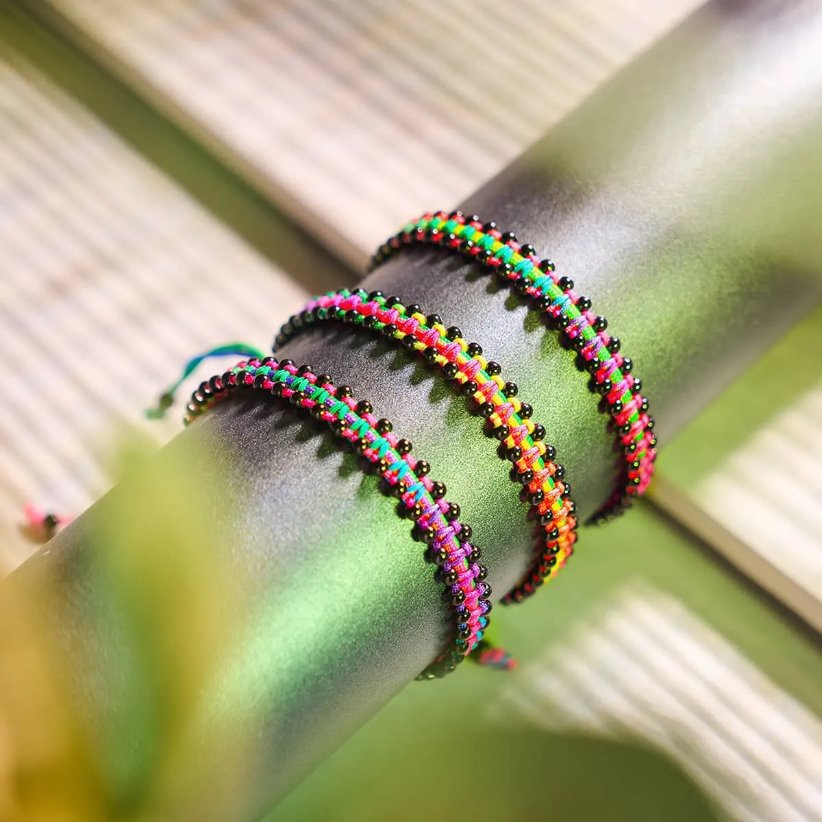Gunmetal x Spectrum | Friendship DOT Bracelet