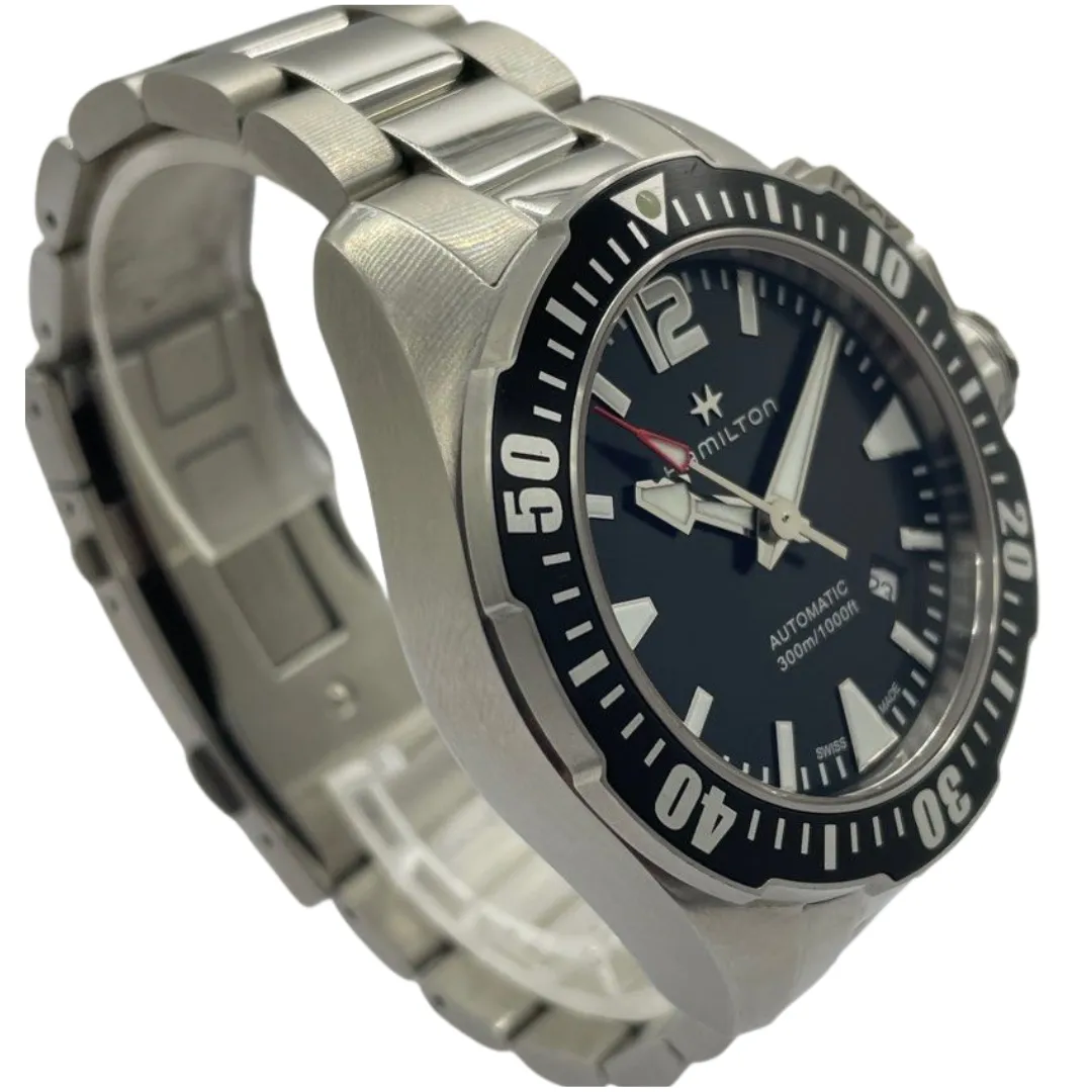 Hamilton Kahki Navy 42mm Automatic Black Dial Watch H776050