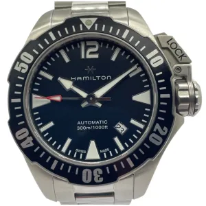 Hamilton Kahki Navy 42mm Automatic Black Dial Watch H776050