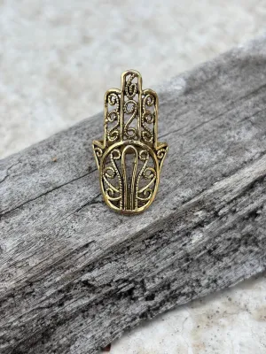 Hamsa Hand Ring