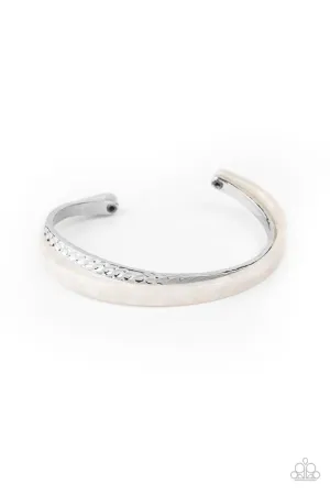 HAUTE on the Trail White Paparazzi Bracelet