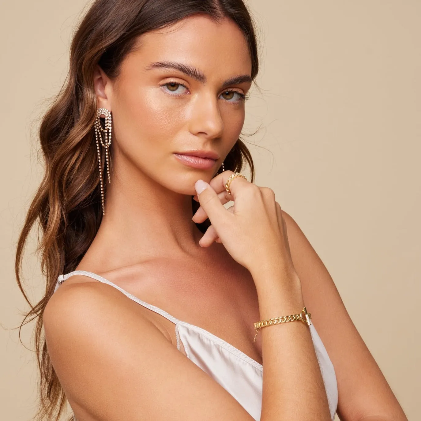 Havana CZ Toggle Cuff