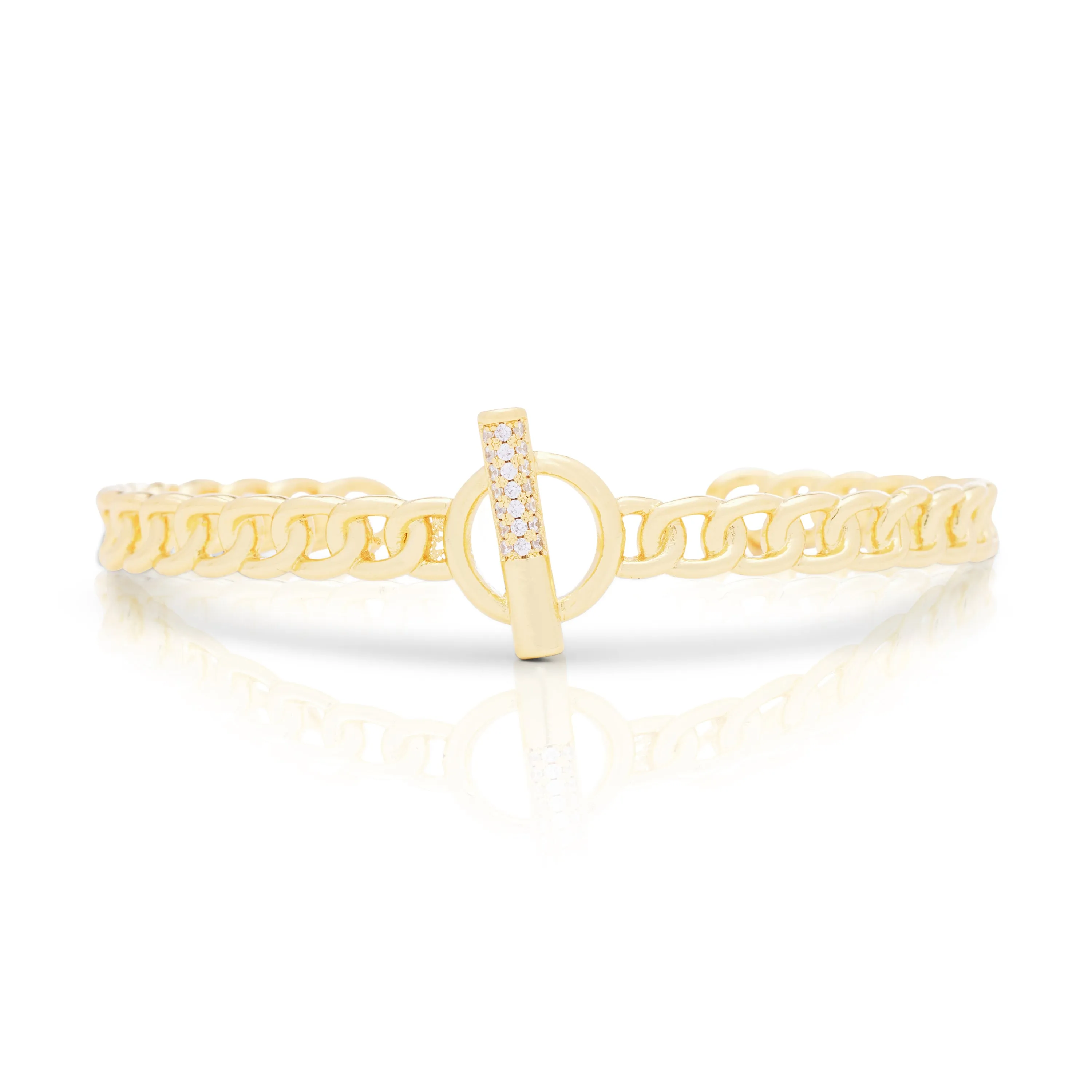 Havana CZ Toggle Cuff