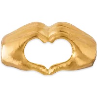 Heart in Hands Charm