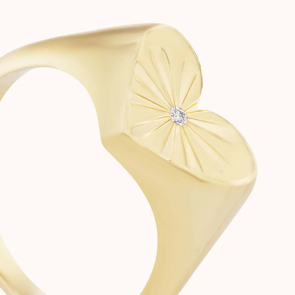Heart Pinky Ring