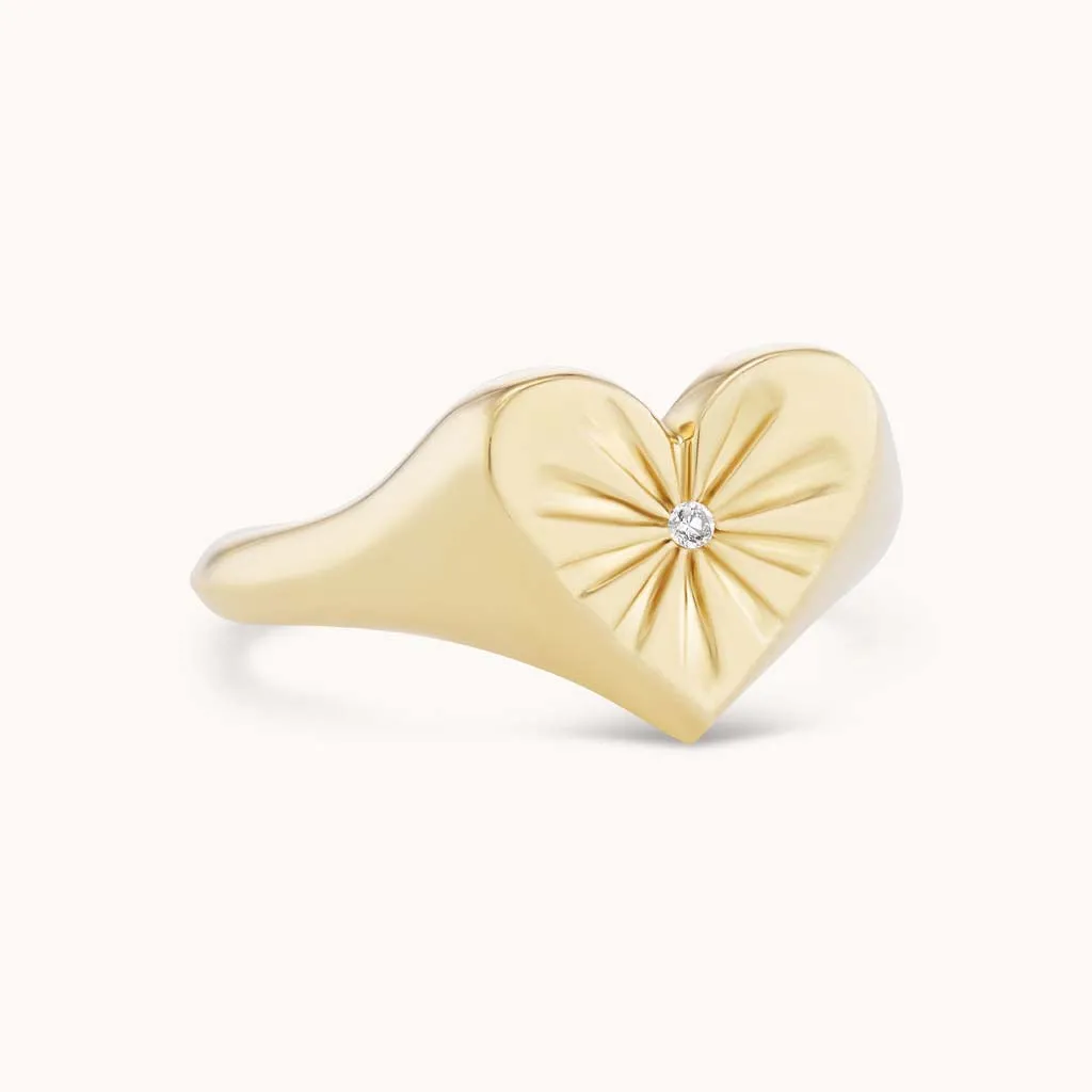 Heart Pinky Ring