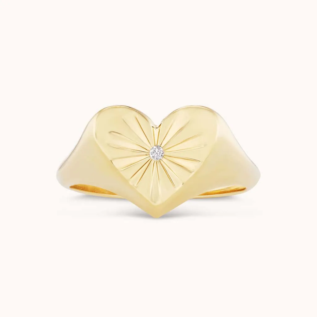 Heart Pinky Ring