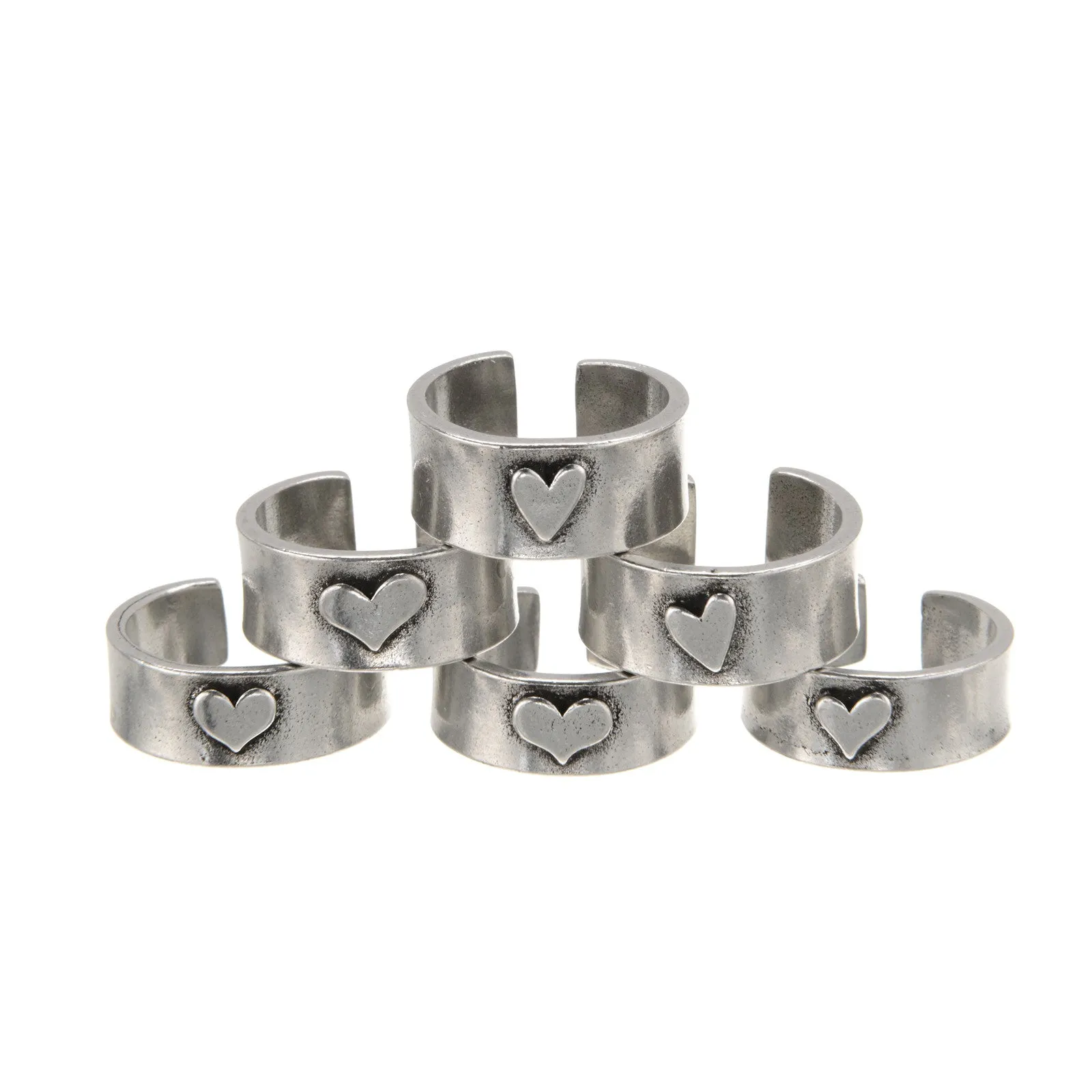 Hearts of Gold BRAVE HEART Ring