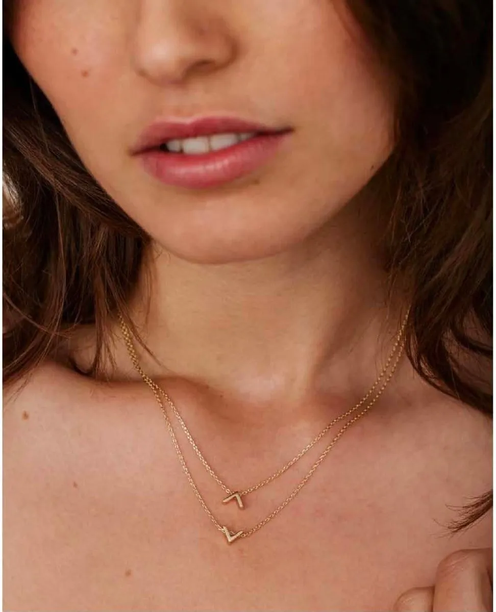 Highs & Lows Necklace Set (2) 14k Gold