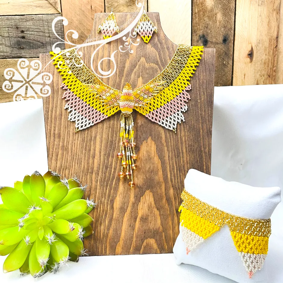Hummingbird Set - Beaded Jewelry Set