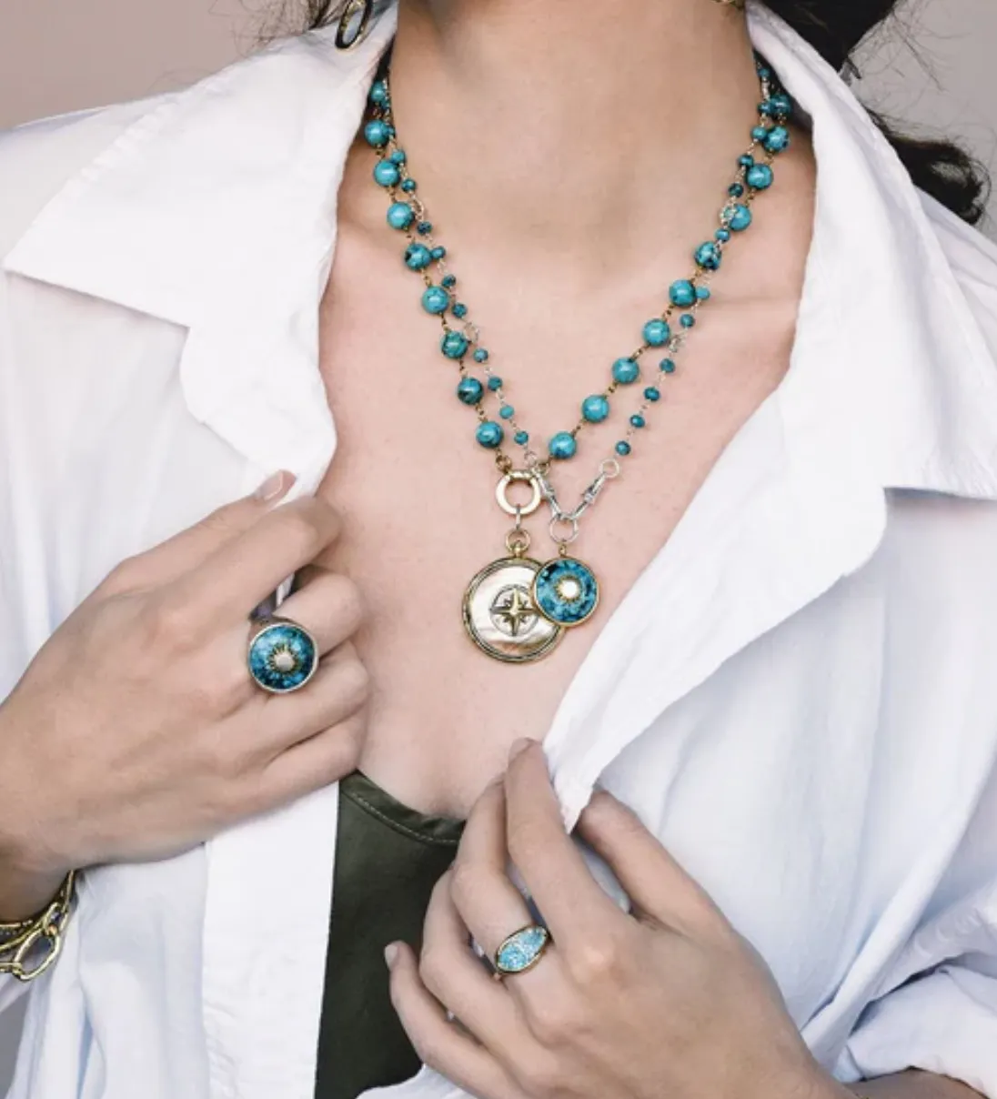 Infinite Sky Turquoise Everything Necklace