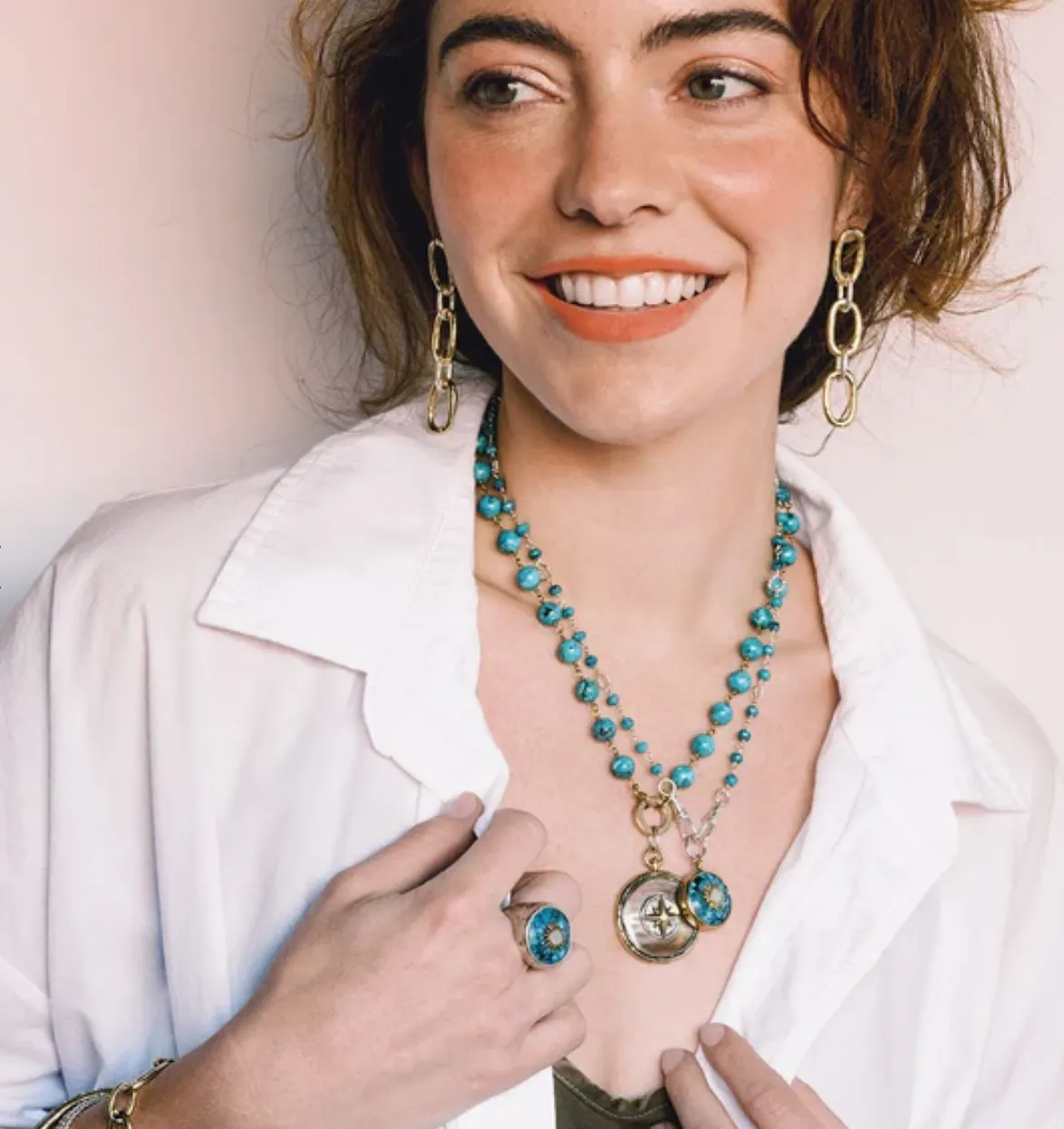 Infinite Sky Turquoise Everything Necklace
