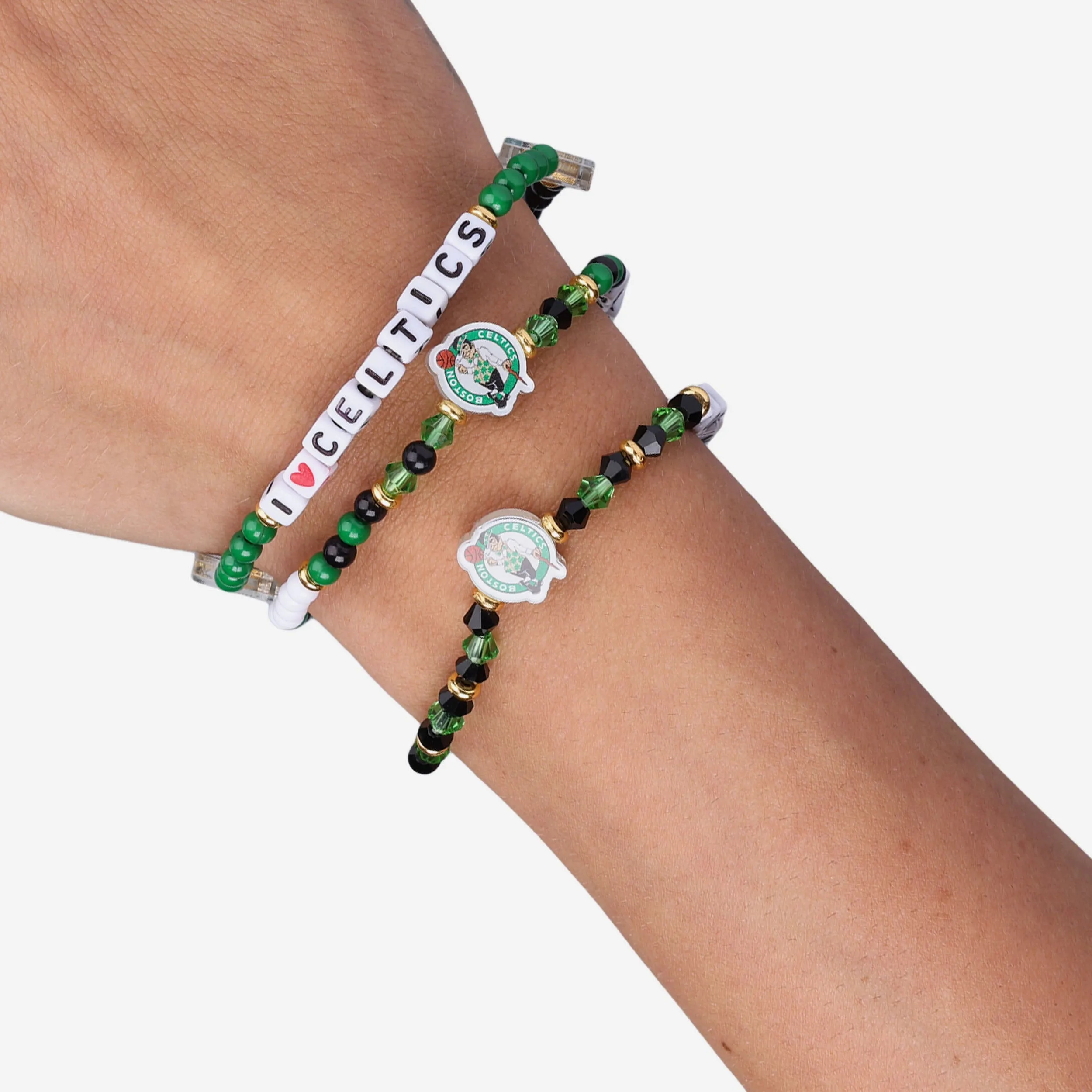 Jayson Tatum & Kristaps Porzingis Boston Celtics 3 Pack Player Friendship Bracelet