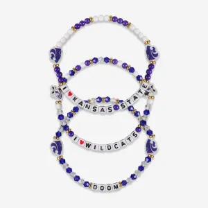 Kansas State Wildcats 3 Pack Friendship Bracelet