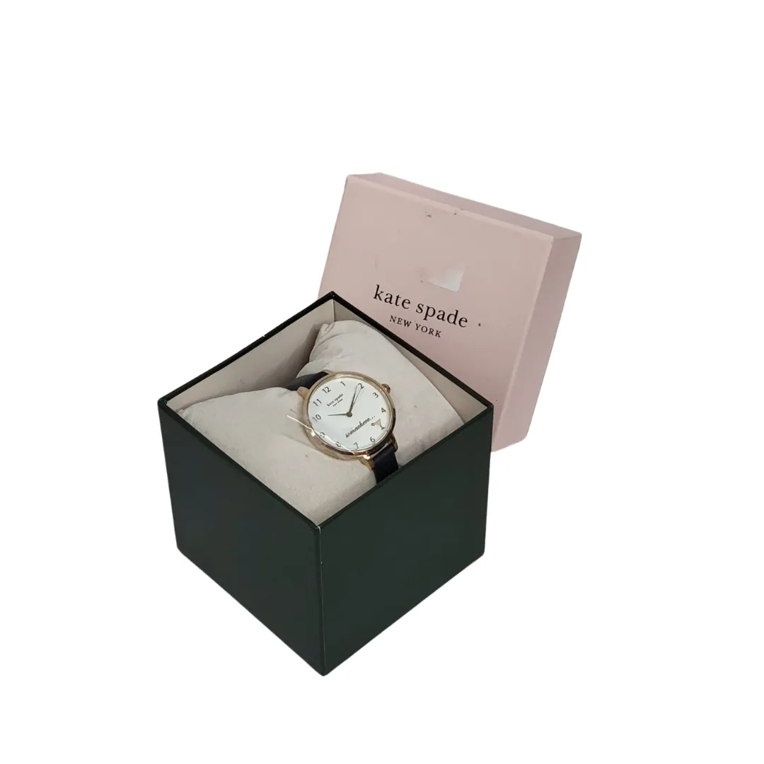 Kate Spade New York KSW1525 Metra Quartz White Dial Ladies Watch 34mm