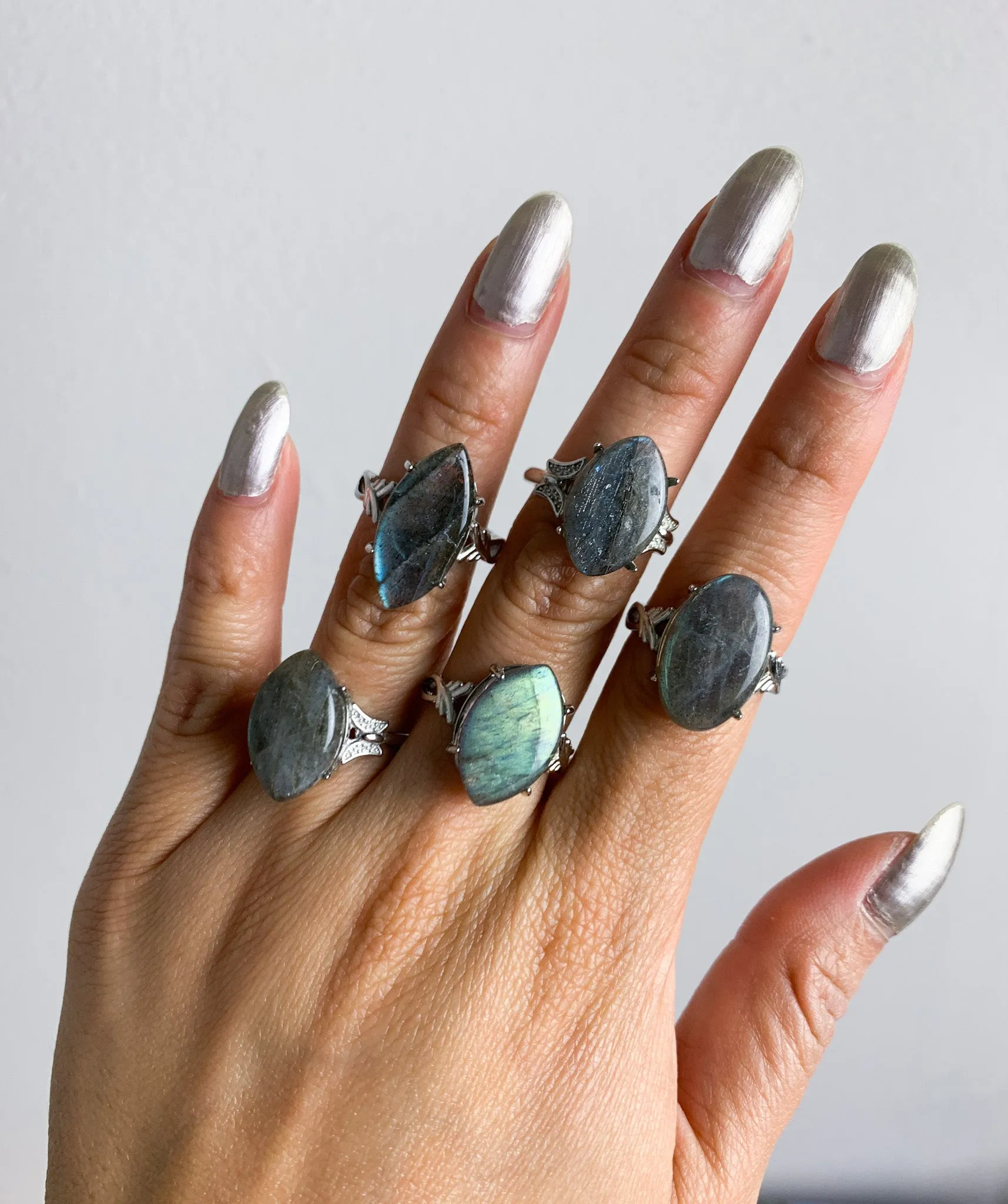 Labradorite Rings