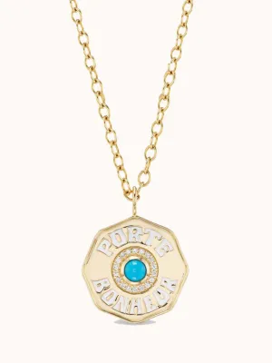 Large Porte Bonheur Turquoise