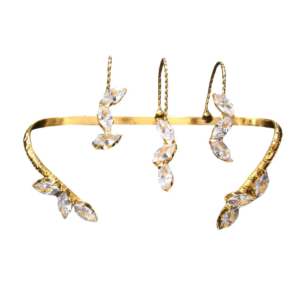 leaf zircon adjustable open rings jltr0505
