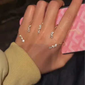 leaf zircon adjustable open rings jltr0505