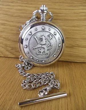 Lion Rampant Quartz Pocket Watch