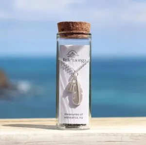 Little Taonga - Rua Huia Feather Necklace