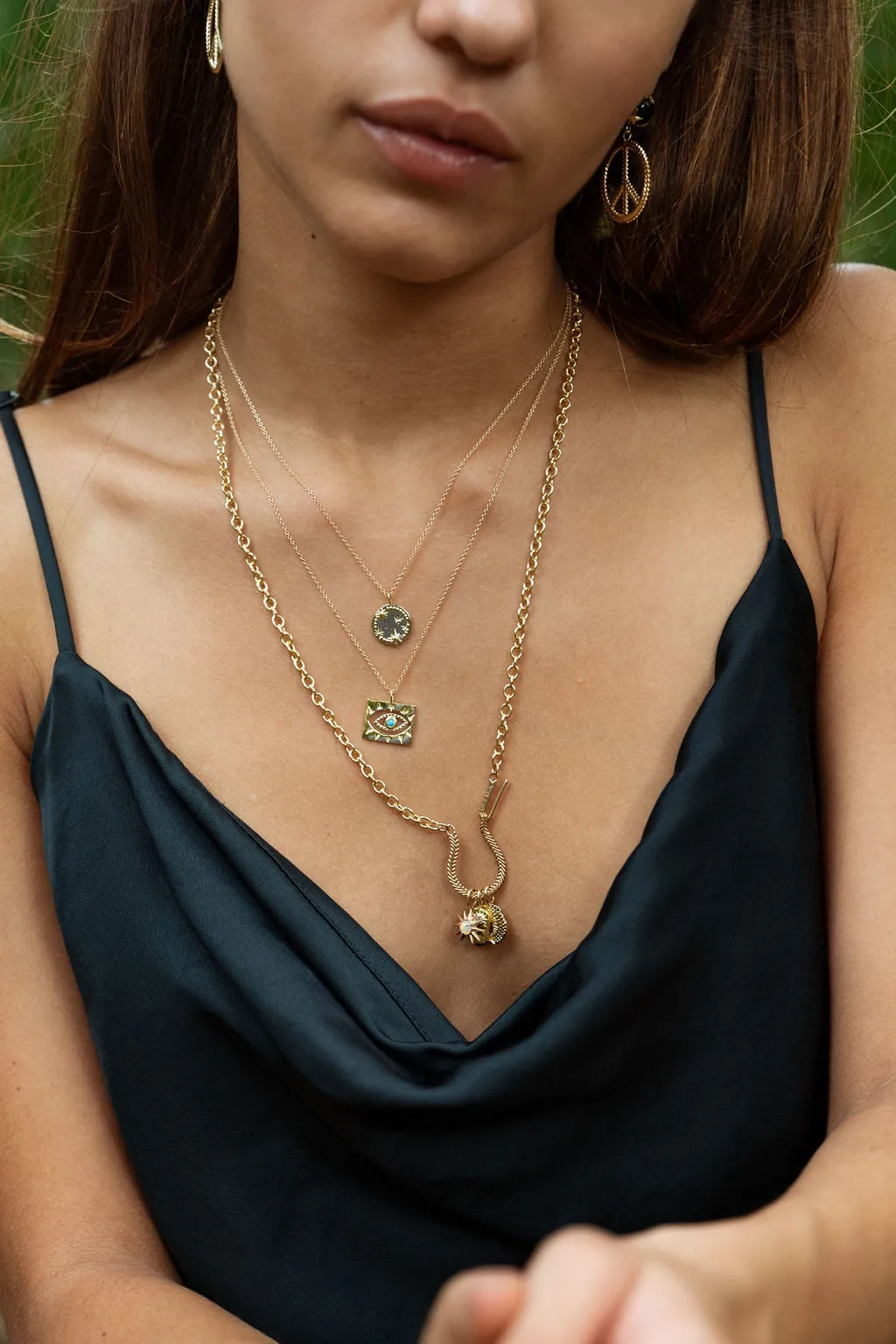 Lone Eye Necklace in Turquoise
