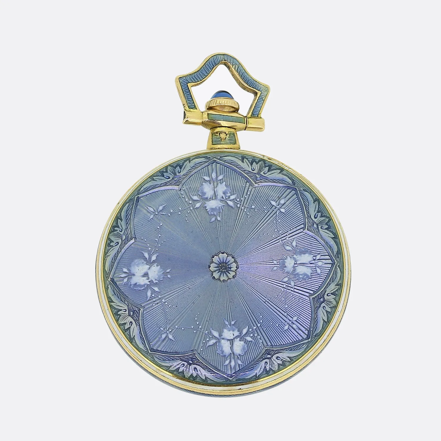 Longines Art Deco Enamelled Pocket Watch
