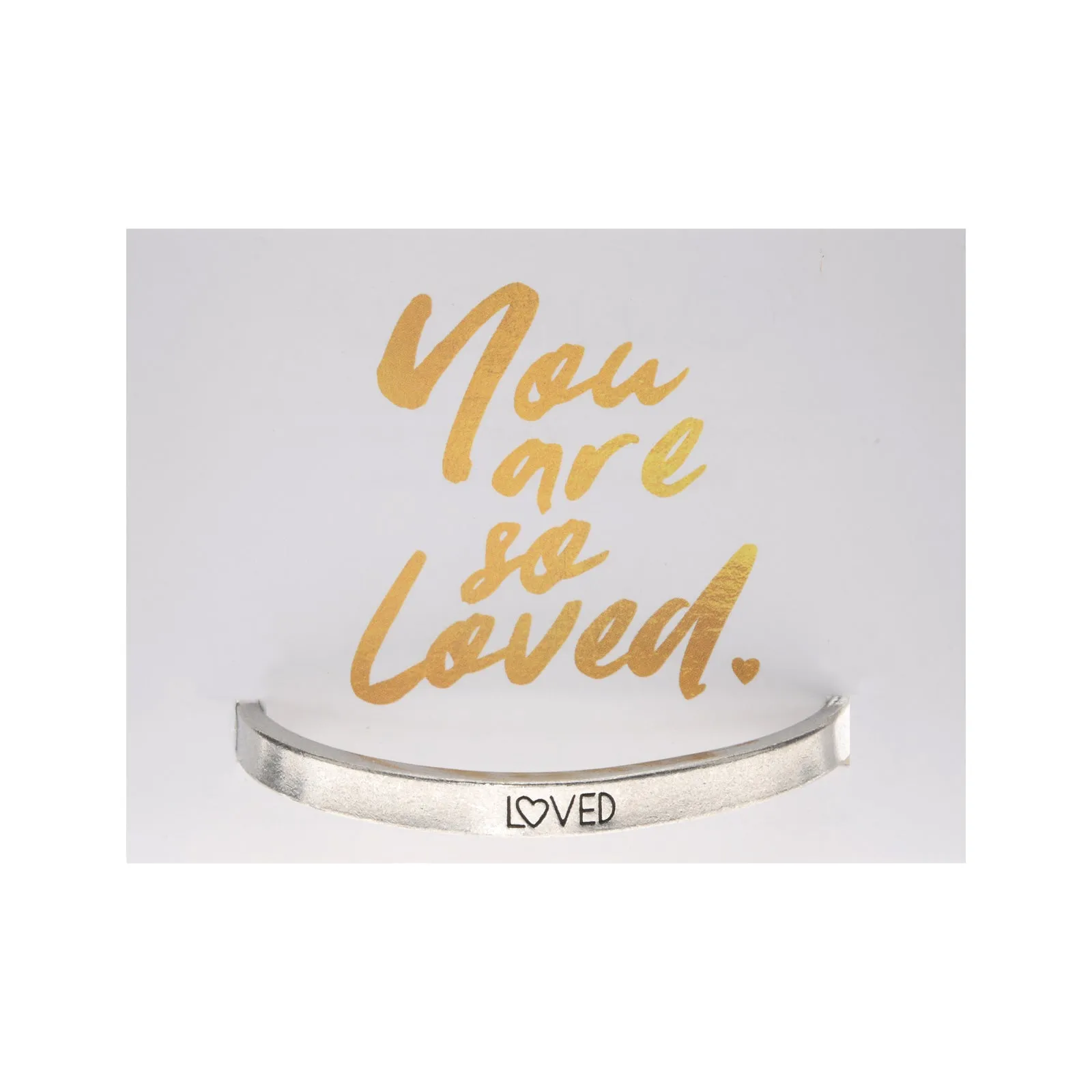 Loved Quotable Cuff Bracelet