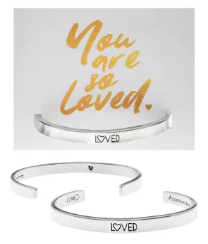 Loved Quotable Cuff Bracelet
