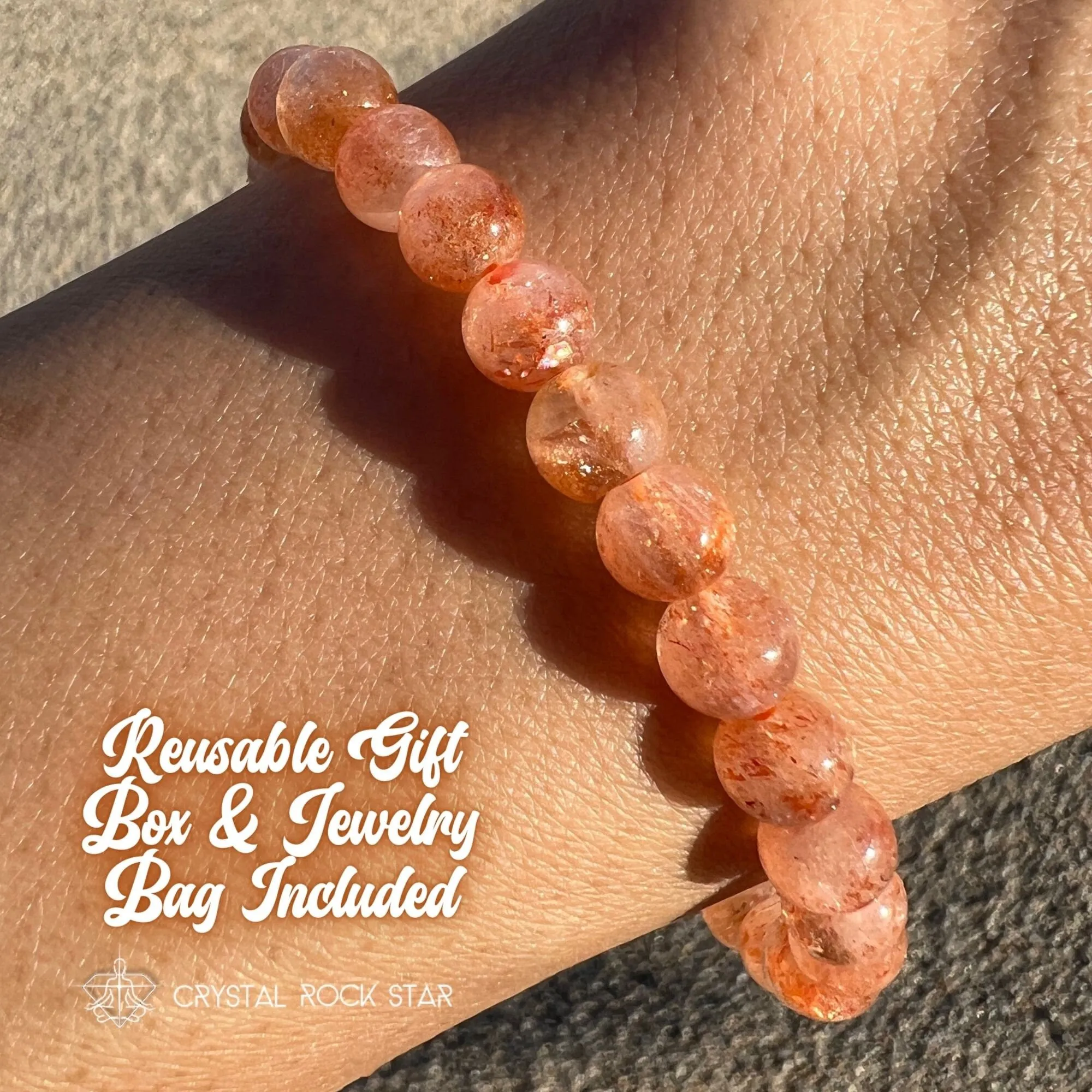 Luminous Arusha Sunstone Bracelet 6mm