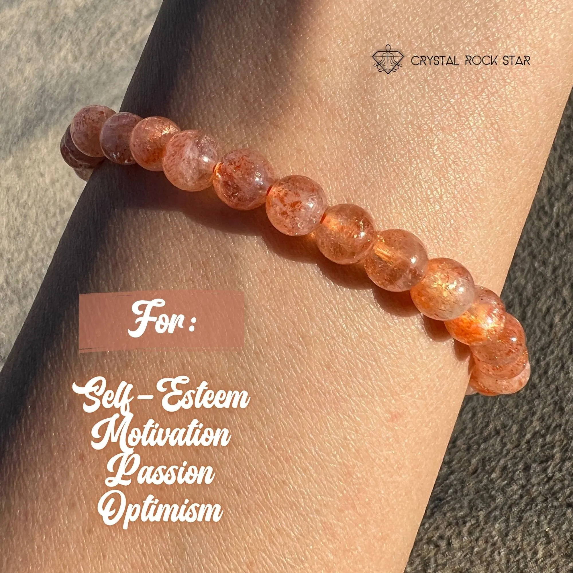 Luminous Arusha Sunstone Bracelet 6mm