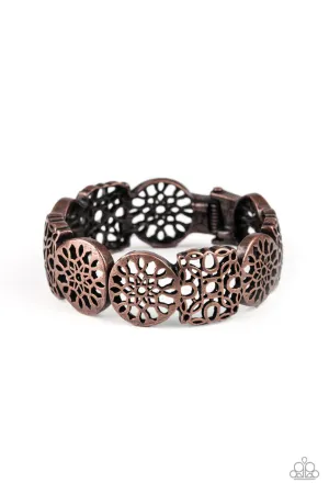 Mandala Mixer Copper Paparazzi Bracelet