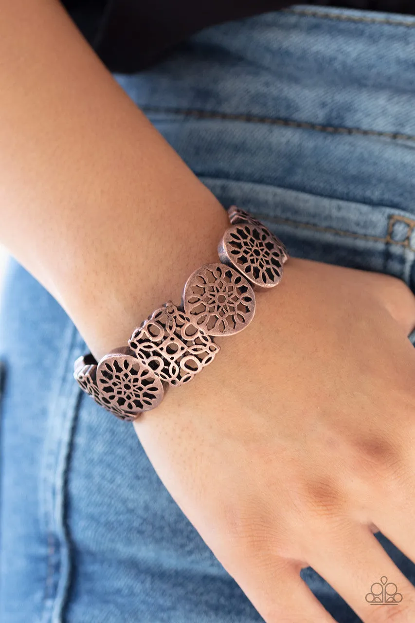 Mandala Mixer Copper Paparazzi Bracelet