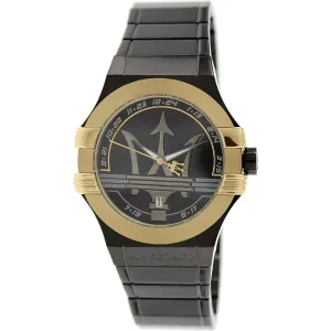 Maserati Potenza Black Stainless Steel Black Dial Quartz Watch for Gents - R8853108004