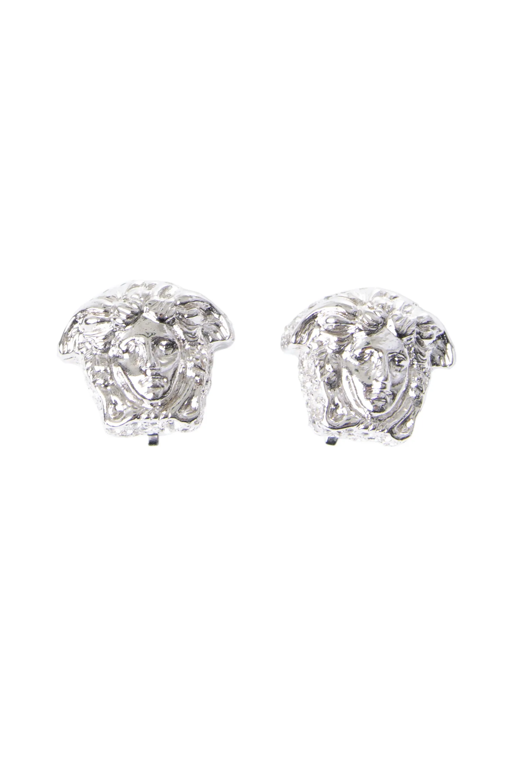 Medusa Crystal Clip on Earrings