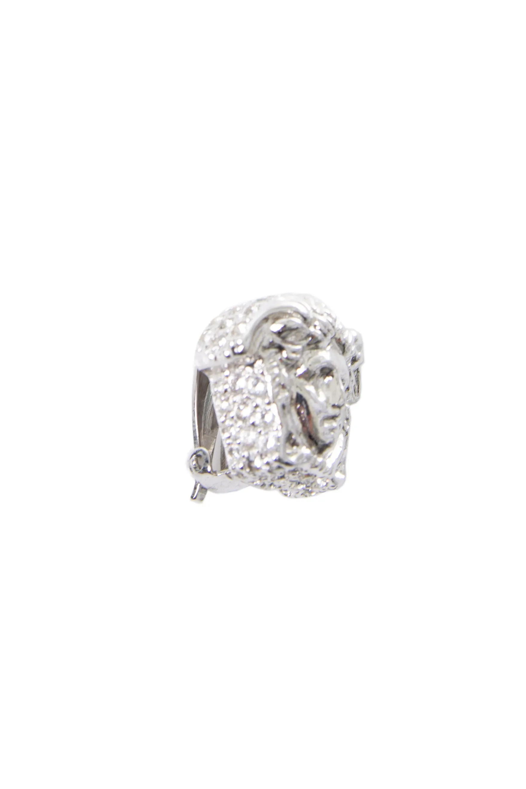Medusa Crystal Clip on Earrings