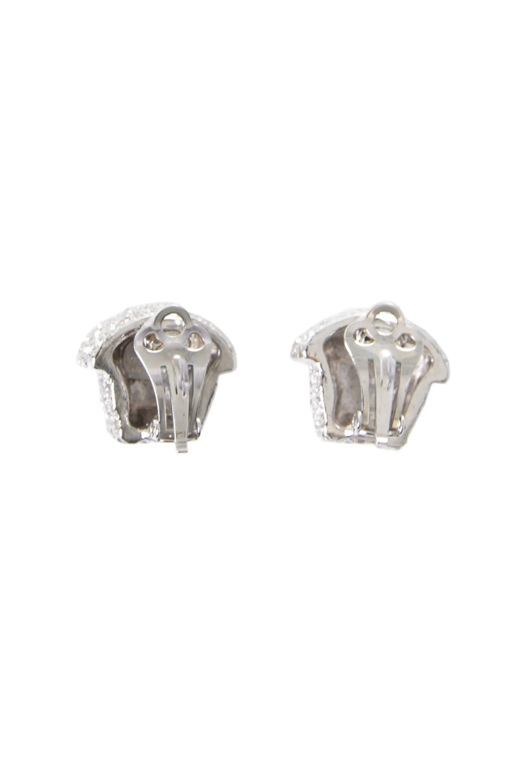 Medusa Crystal Clip on Earrings