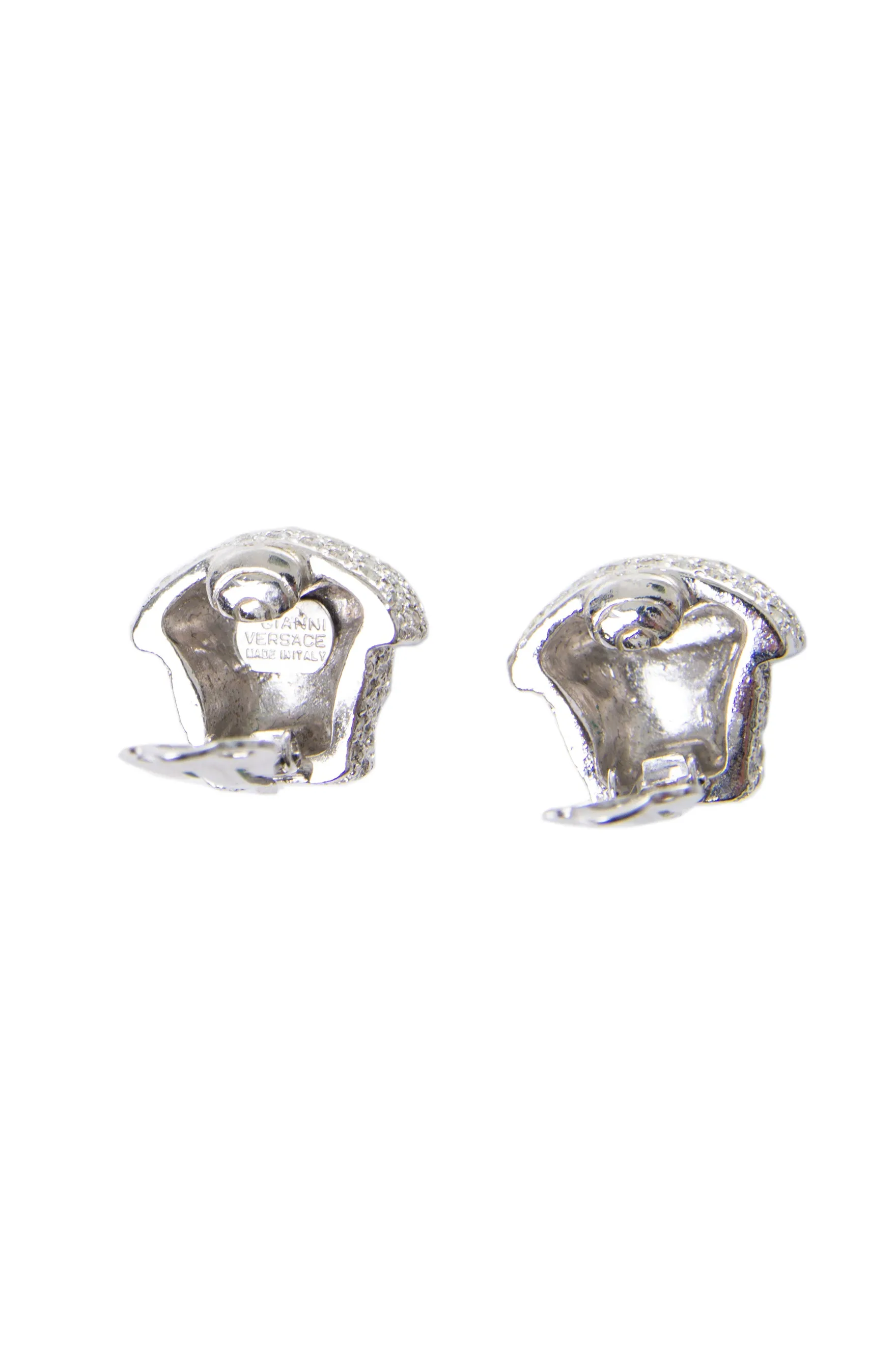 Medusa Crystal Clip on Earrings