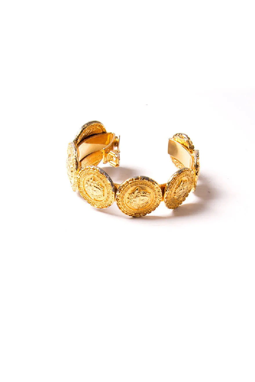 Medusa Head Clip On Hoops