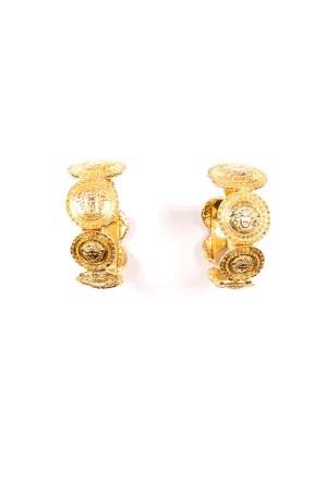 Medusa Head Clip On Hoops