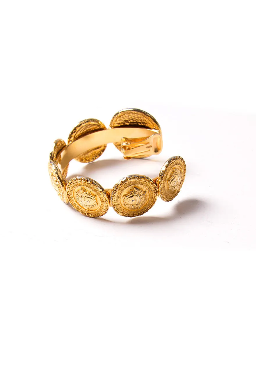 Medusa Head Clip On Hoops