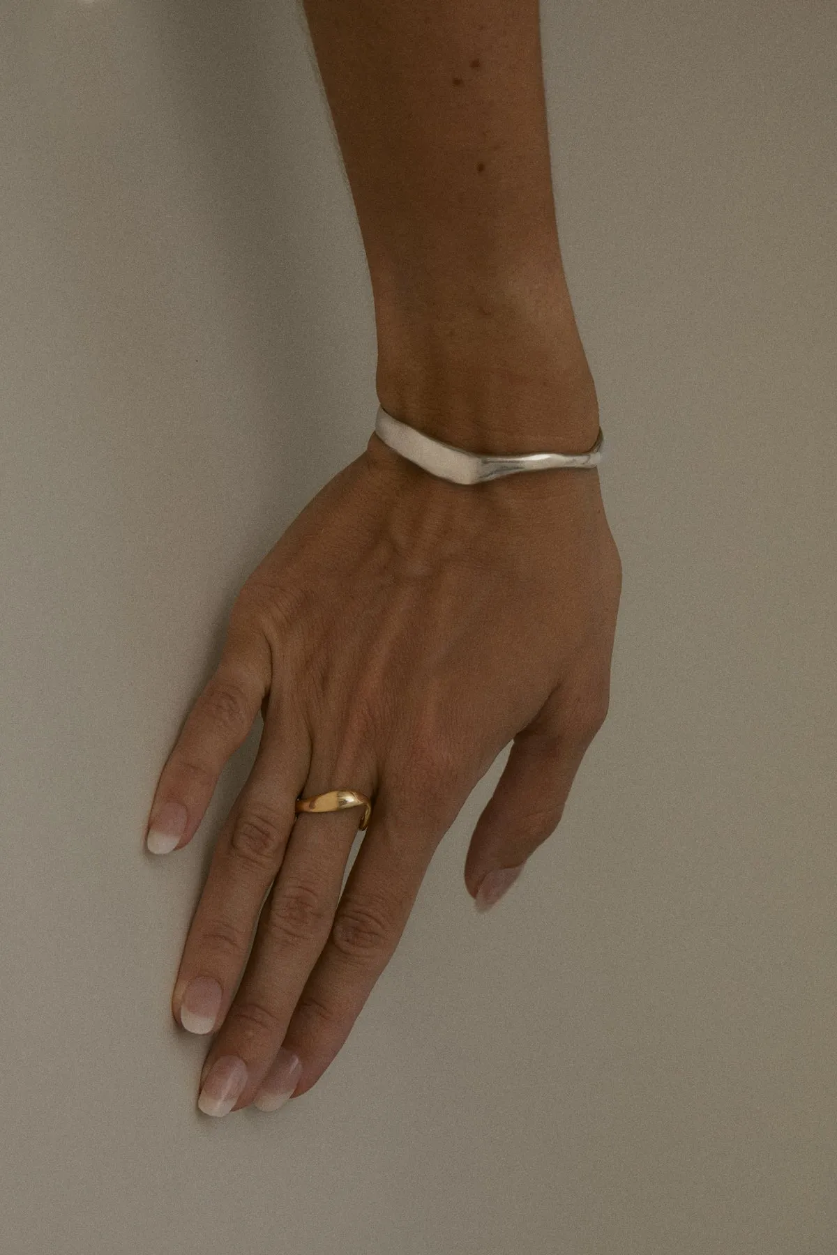 melted cuff bracelet