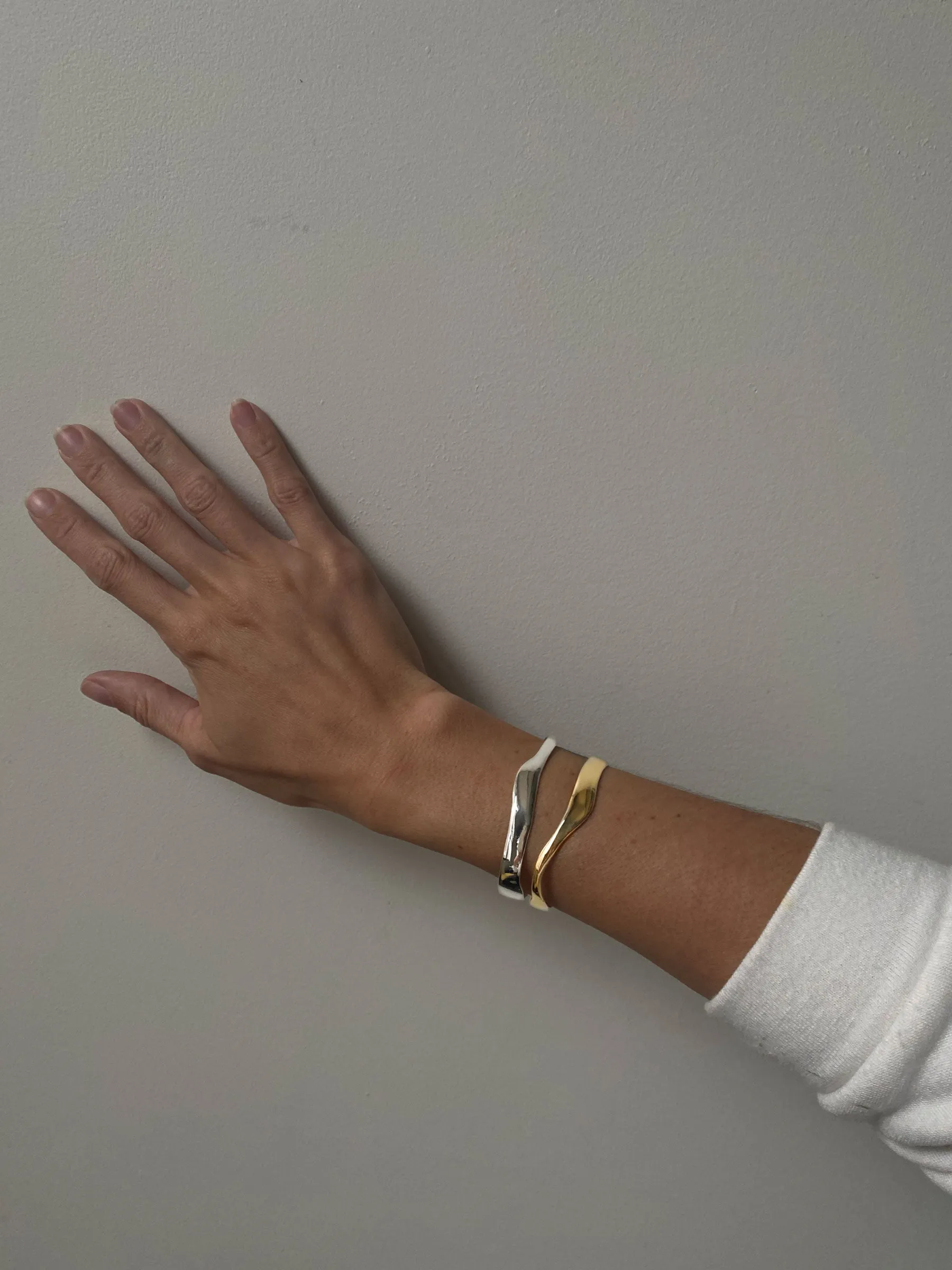 melted cuff bracelet