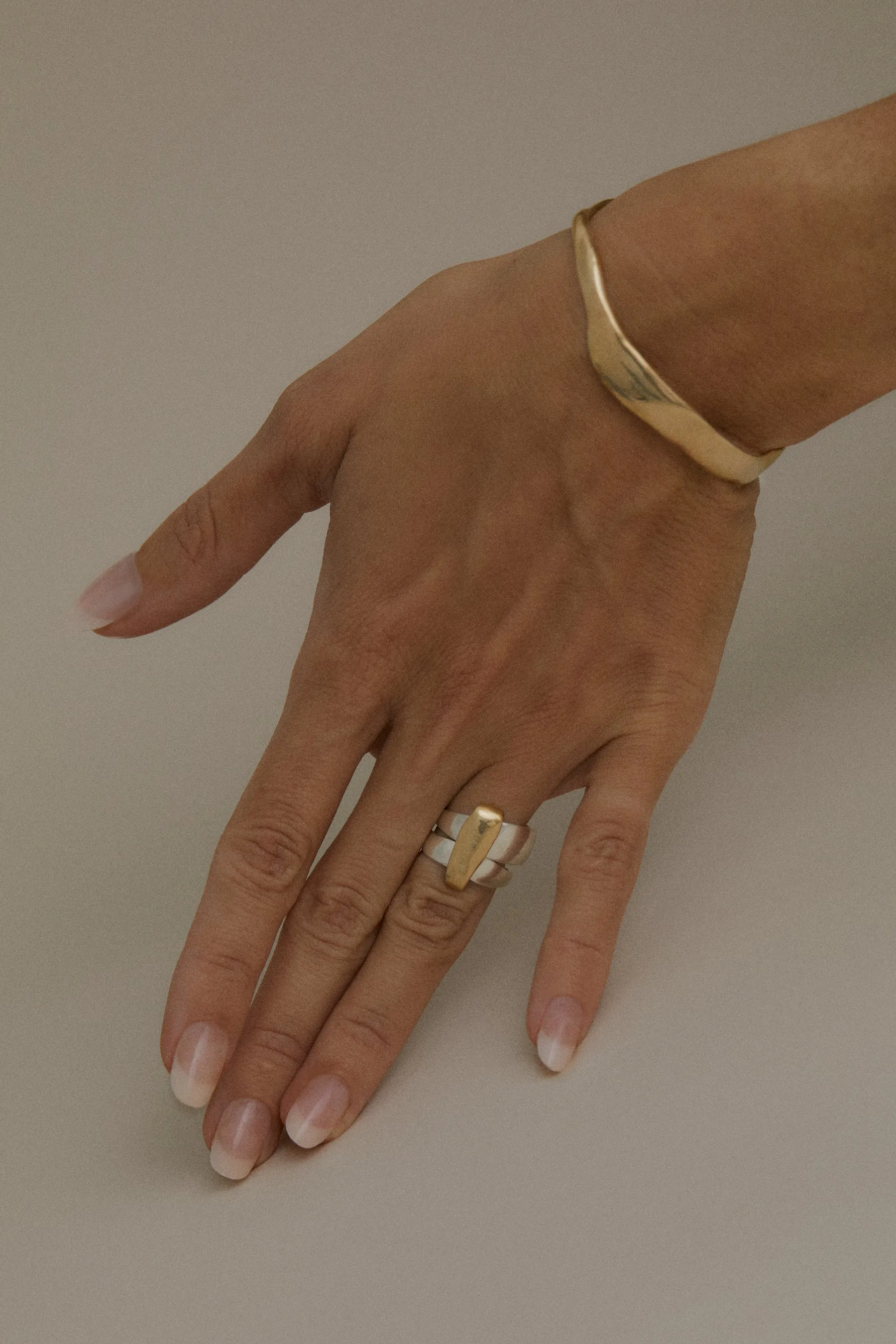 melted cuff bracelet
