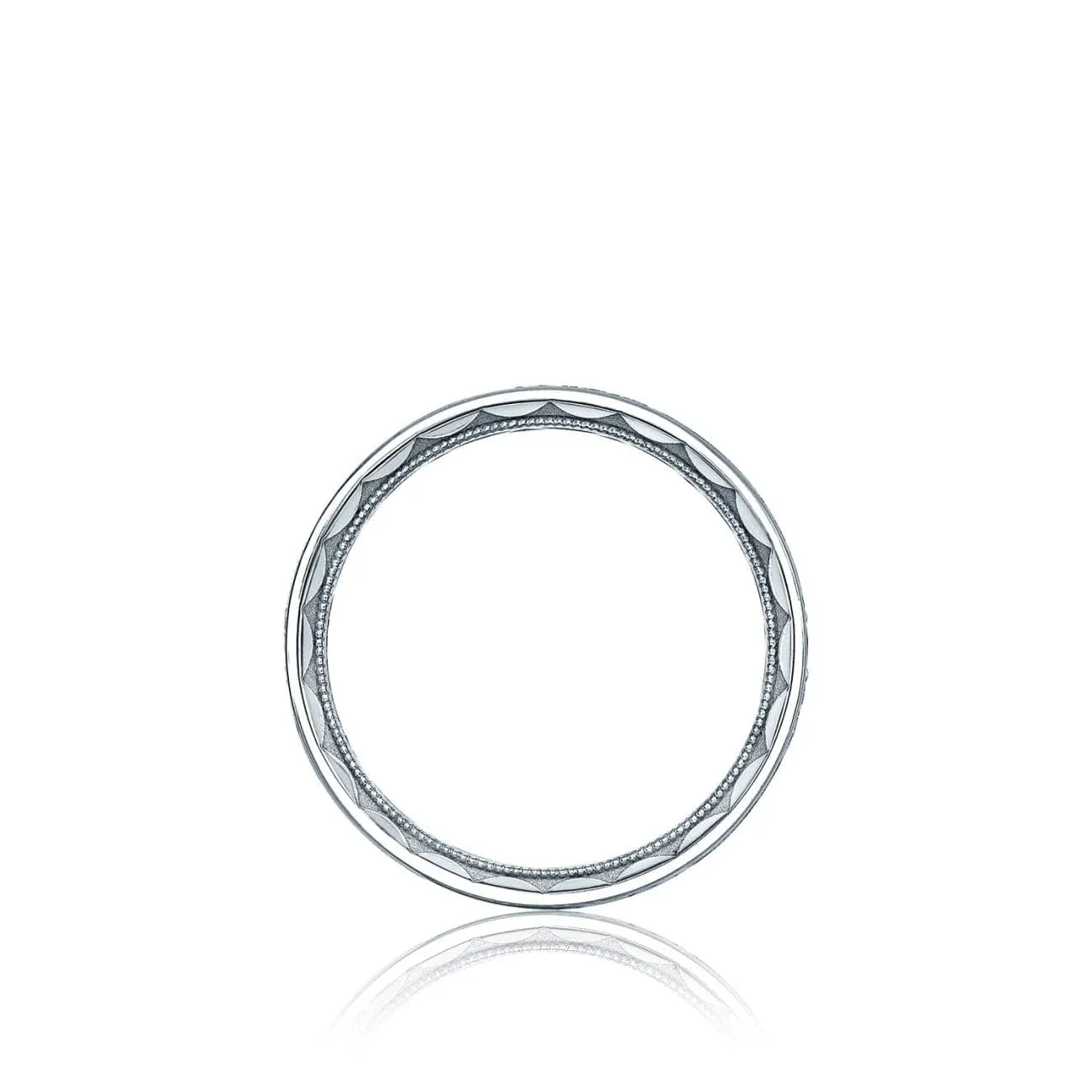 MENS SCULPTED CRESCENT WEDDING BAND